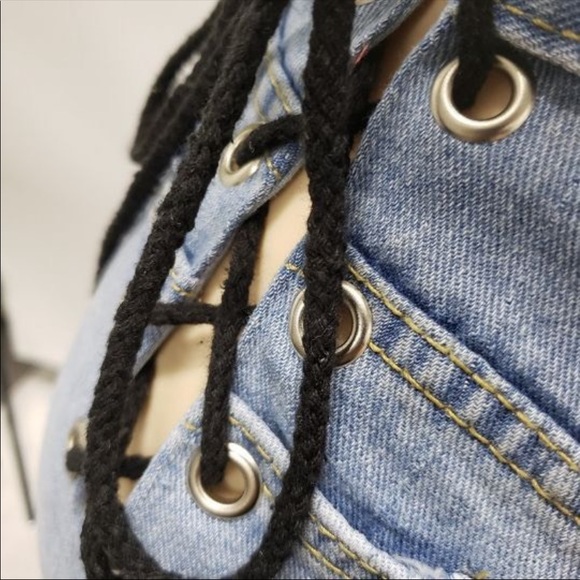 Side tie accent jeans - Picture 6 of 9